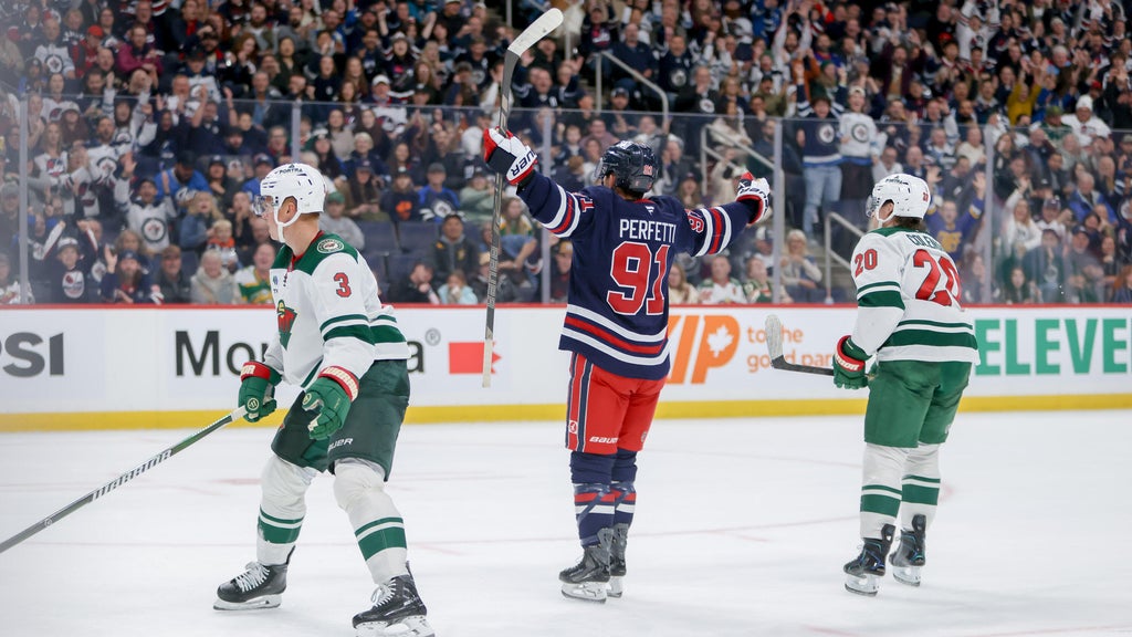 Jets beat the Wild 5-2 as Cole Perfetti scores 2 goals — WCCO / CBS Minnesota, Robbinsdale Schools news