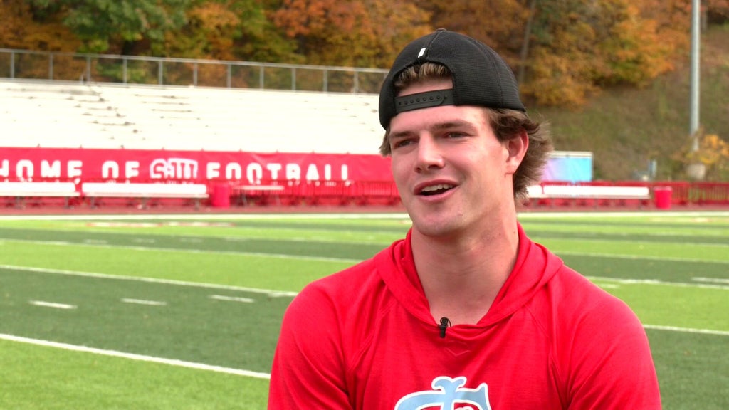 St. John's wide receiver Riley Schwellenbach finding success on the gridiron and baseball field — WCCO / CBS Minnesota, Robbinsdale Schools news