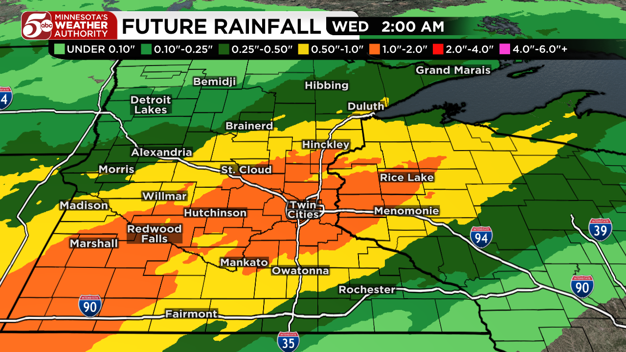 Rainy start to week, warmer days return — KSTP 5, Robbinsdale Community news