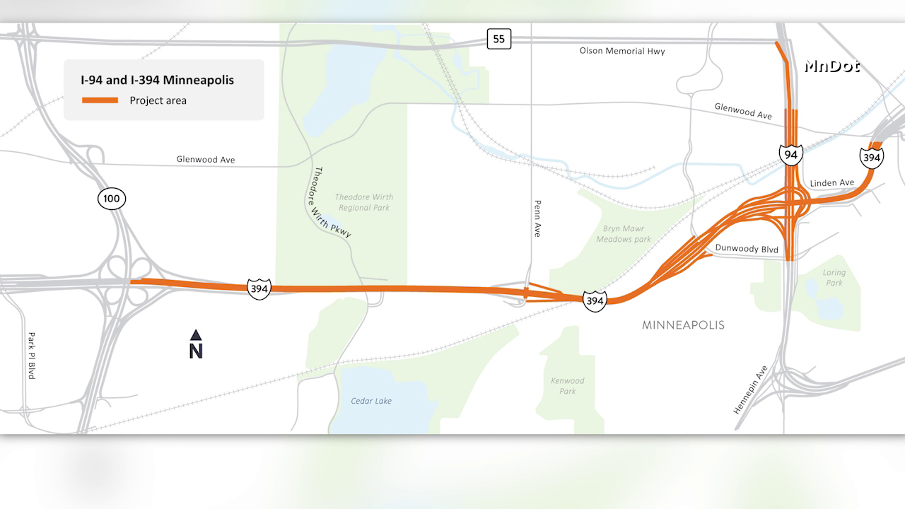 Eastbound I-394 in Minneapolis closing all weekend for highway repairs — KSTP 5, Robbinsdale Business news