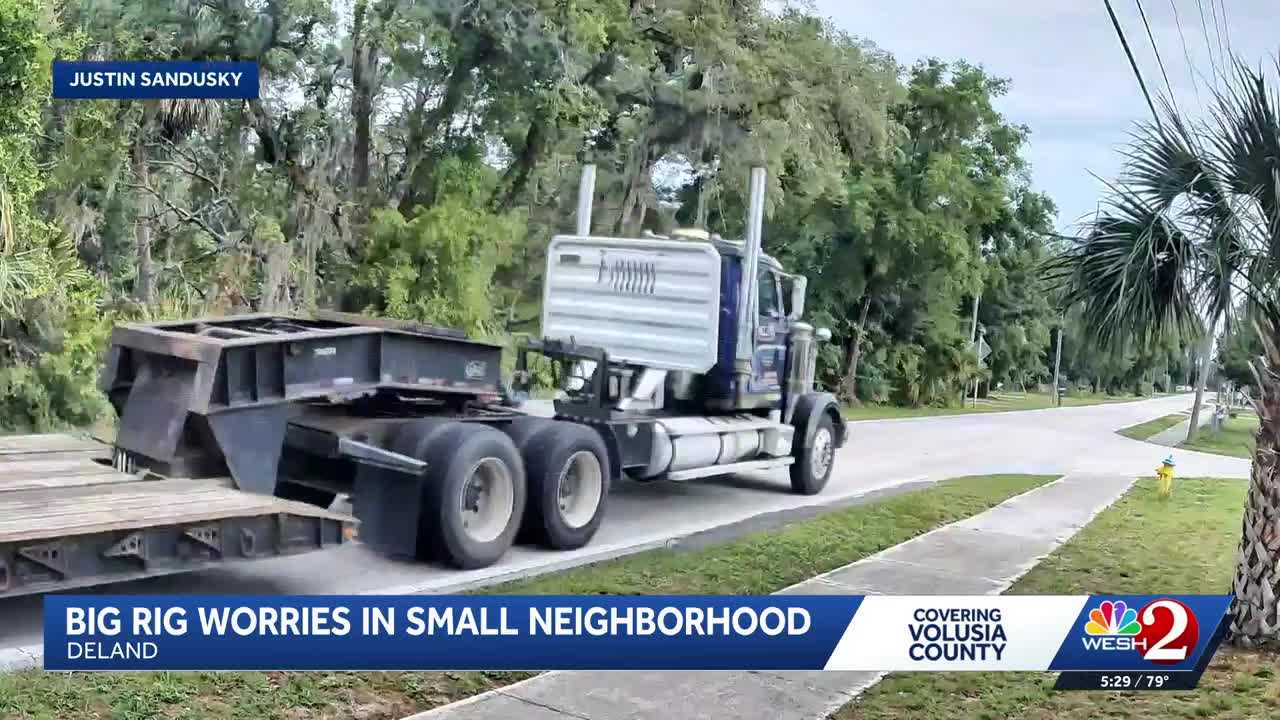 DeLand-area neighbors raise concerns about truck traffic on Marsh Road — WESH 2 Orlando, Robbinsdale Real Estate news