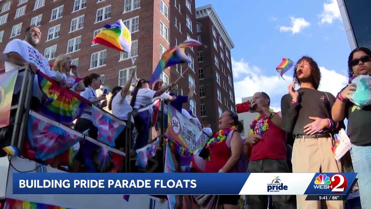 Inside the Central Florida workshop helping create floats for Come Out With Pride — WESH 2 Orlando, Robbinsdale Business news