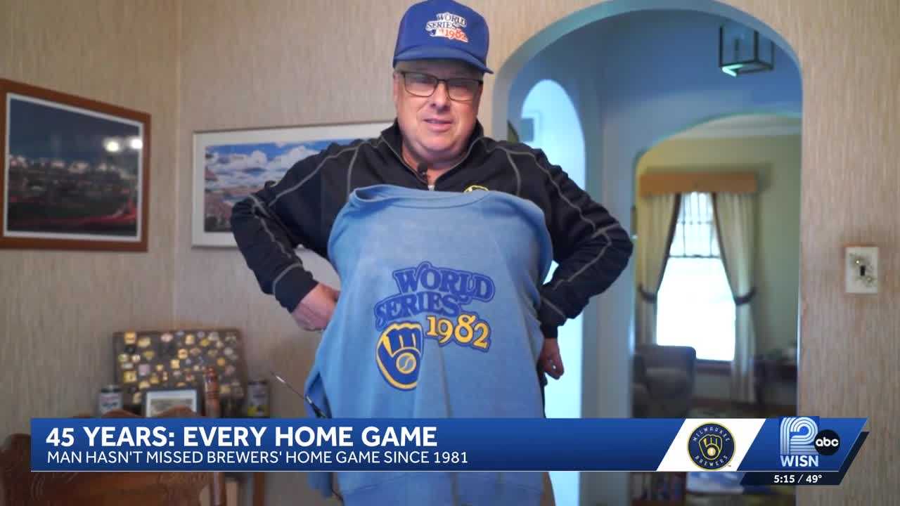 He hasn't missed a game since 1981, now he's hoping for a World Series win — WISN 12 Milwaukee, Robbinsdale Sports news