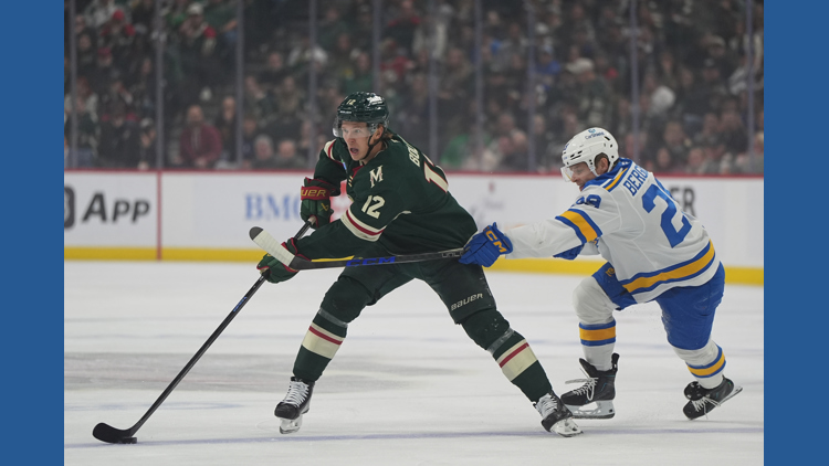 Matt Boldy has 5th career hat trick and Wild beat Blues 5-4 — KARE 11 Sports, Robbinsdale Sports news