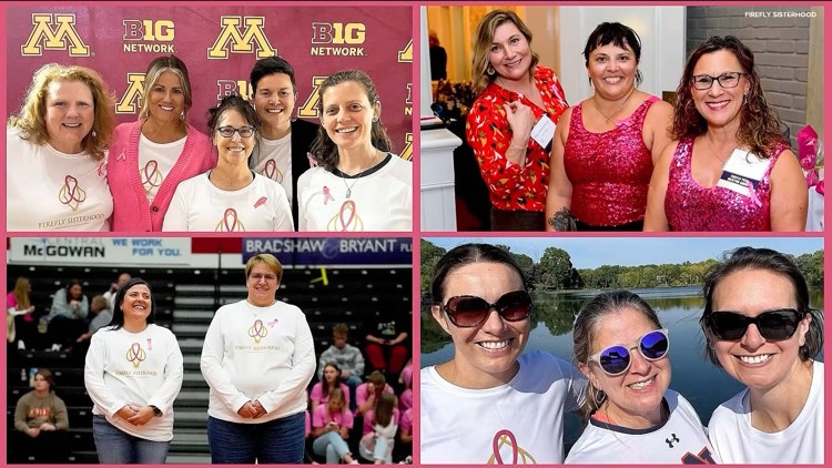 Firefly Sisterhood: Connecting breast cancer patients with mentors nationwide — KARE 11 Local, Robbinsdale Community news