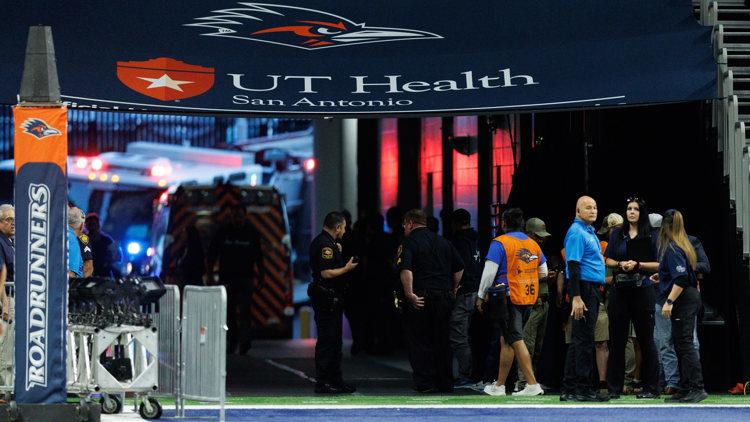 Military member dies after falling while rappelling from Alamodome's ceiling before UTSA vs. Navy game — NewsWest 9 (Permian Basin), Robbinsdale Sports news