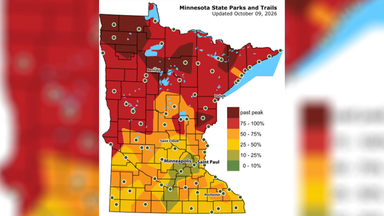 Map: Fall colors peaking across northern Minnesota — FOX 9, Robbinsdale Community news